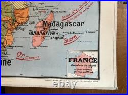 Carte Affiche scolaire Vidal Lablache n°17 Afrique Politique