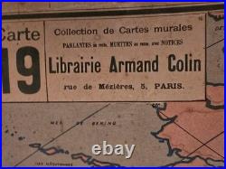 Carte Murale scolaire Vidal Lablache Mézière