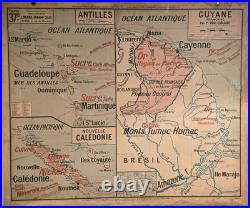 Carte Murale scolaire Vidal Lablache Mézière