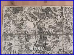 Carte de Cassini, Metz, Boulay, Faulquemont, MOSELLE 57