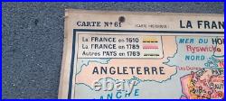 Carte scolaire Hatier type Vidal La France de 1610 à 1789 Carte scolaire Hatier type Vidal La France de 1610 à 1789