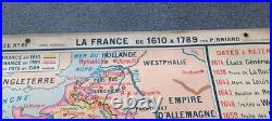 Carte scolaire Hatier type Vidal La France de 1610 à 1789