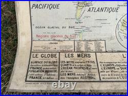Carte scolaire Vidal Lablache n°22 Planisphère La Communauté