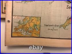 Carte scolaire Vidal Lablache n°28 Îles Britanniques