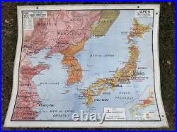 Carte scolaire Vidal Lablache n°50 Japon Physique et Politique