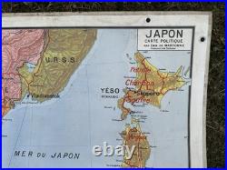 Carte scolaire Vidal Lablache n°50 Japon Physique et Politique