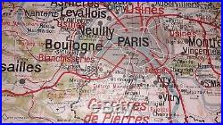 Carte scolaire ancienne Vidal Lablache N °24 et 24 BIS PARIS