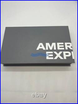 Cartes à jouer American Express Platinum et porte-cartes en cuir Japon VIP AMEX