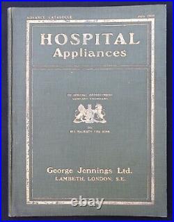 Catalogue 1904 JENNINGS Hospital Appliances hopital lavabo toilette WC médical