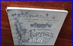 Catalogue Portieux 1914 Originale Verreries Vosges Carafe