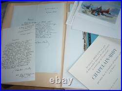 Chapelain Midy 2 Lettres Manuscrites Et 3 Documents Galleries