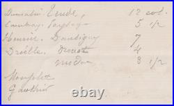 Charles BAUDELAIRE Lettre autographe signée Flaubert 1857 Fleurs du mal