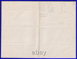 Charles BAUDELAIRE Lettre autographe signée Flaubert 1857 Fleurs du mal