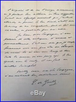 Charles DE GAULLE lettre autographe signée 1951- Autograph signed letter