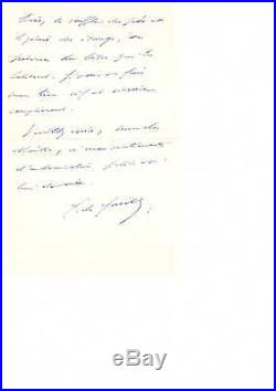 Charles De Gaulle / Lettre Autographe Signée (1961) / A Paul Vialar