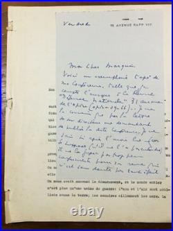 Charles de Beaupoil Comte de Saint Aulaire Rare Autographe Ambassadeur Chambray