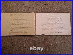 Charmant Album De 26 Chansons Manuscrites XIXÈME 1870 Carnet 105 Pages
