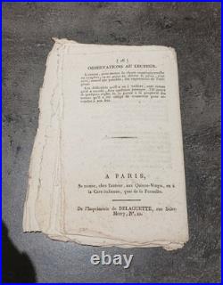 Charte Constitutionnelle 1814 Louis XVIII Restauration Napoléon Empire