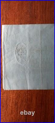 Chèque original city of Glasgow Bank 1871 Témoignage Historique Écossais