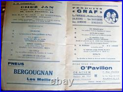 Cirque Joséphine Baker Amar music-hall élèphant chevalier clown Marseille 1937 Cirque Joséphine Baker Amar music-hall élèphant chevalier clown Marseille 1937