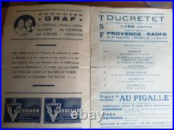 Cirque Joséphine Baker Amar music-hall élèphant chevalier clown Marseille 1937
