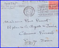 Colette Lettre autographe signée Claridge 1930