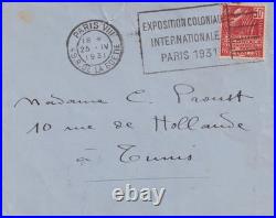 Colette Lettre autographe signée Claridge Champs Elysées 1931