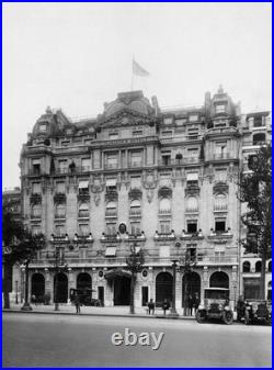 Colette Lettre autographe signée Claridge Champs Elysées 1931