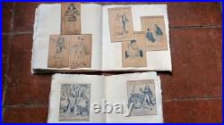 Collection d'env 220 chromo carte jeu découpis devinette publicité anciennes