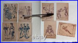 Collection d'env 220 chromo carte jeu découpis devinette publicité anciennes