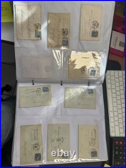 Collection de 246 Lettres Affranchies Type SAGE YT # 90 / A Saisir