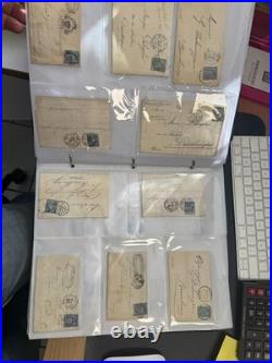 Collection de 246 Lettres Affranchies Type SAGE YT # 90 / A Saisir