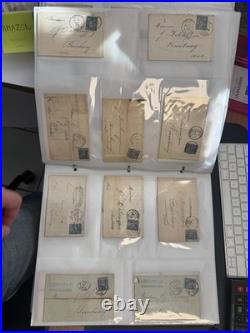 Collection de 246 Lettres Affranchies Type SAGE YT # 90 / A Saisir