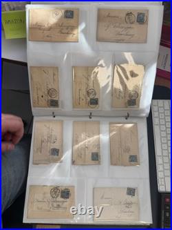 Collection de 246 Lettres Affranchies Type SAGE YT # 90 / A Saisir