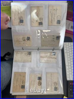 Collection de 246 Lettres Affranchies Type SAGE YT # 90 / A Saisir