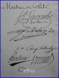 Comite De Salut Public Cambaceres, Lacombe, Breard, Creuze Aubry 1800