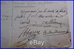 Comite De Salut Public Lettre Signee Billaud Prieur Carnot Barrere 1794