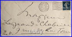 Comtesse de Noailles, lettre autographe signée (19)26, en répone à une enquête