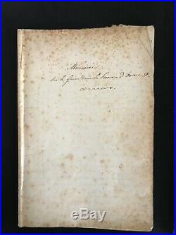 Conquête De L'algérie (1837) / Abdelkader / Bugeaud / Manuscrit Et Lettre