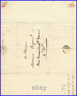 Constance de THÉIS princesse de SALM-DYCK rare lettre autographe signée