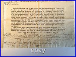 Contrat d'assurance maritime daté 1735 / Marseille /Roux et Cie, Icard, marine