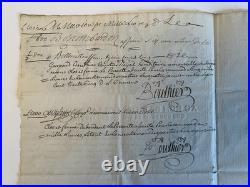 Contrat d'assurance maritime daté 1735 / Marseille /Roux et Cie, Icard, marine