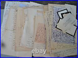 Correspondance de Casimir Rolland(1858-1940) lot de lettres -voir description