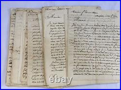 Correspondance manuscrite à Monsieur Sauveur Marin, à La Ciotat. 1731-1792