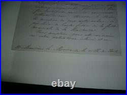 Corse evêché Casanelli d'Istria Ajaccio Corte lettre 1869 XIX vieux papiers