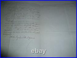 Corse evêché Casanelli d'Istria Ajaccio Corte lettre 1869 XIX vieux papiers