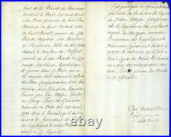 Courrier manuscrit de François-Joachim de Pierre de BERNIS, célèbre Cardinal