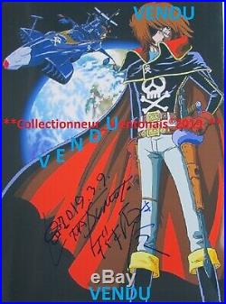 DERNIER Autographe de Leiji Matsumoto (Captain Harlock Albator 84, express 999)