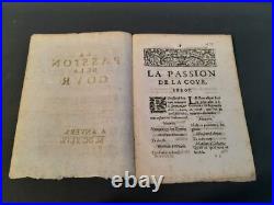 DOC-959. La Passaion De La Cour. Mazarinade. A Anvers. Mdcxlix (1649)