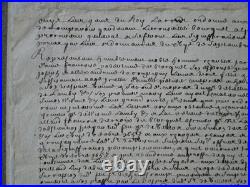DOC MS 1656 Abandon d'héritage CHEVALIER DE COUPIGNY (Nord)